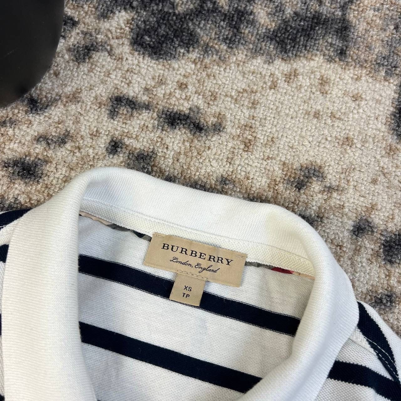 Burberry Burberry Luxury Striped Polo T-Shirt Streetwear Style Size XS / US 0-2 / IT 36-38 - 3 Thumbnail