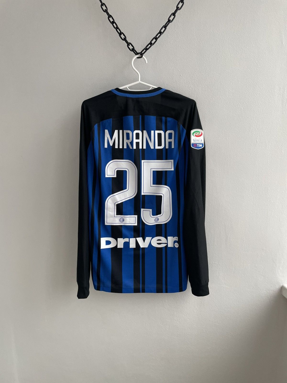 Nike Inter Milan 2017 2018 Player Issue Match Worn? Shirt Jersey Size US L / EU 52-54 / 3 - 1 Thumbnail