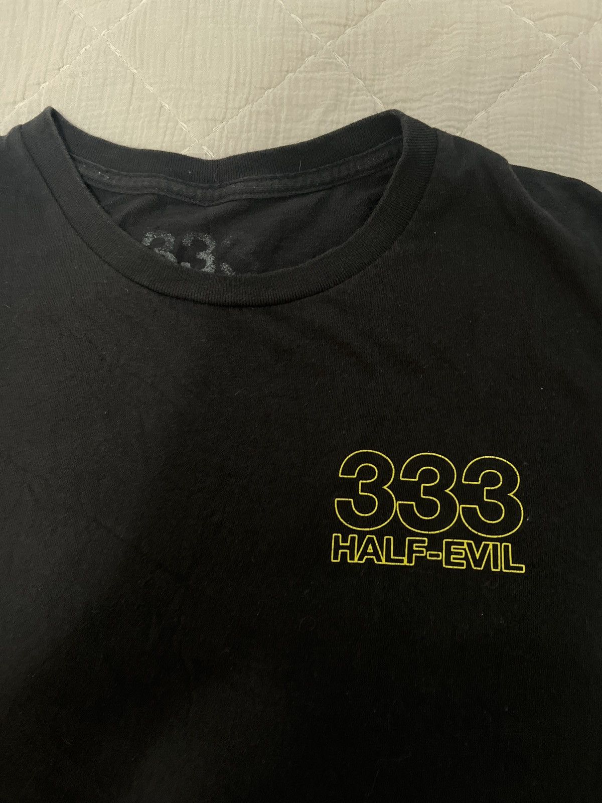 Half Evil Half evil 333 yellow logo tee Size US L / EU 52-54 / 3 - 1 Thumbnail