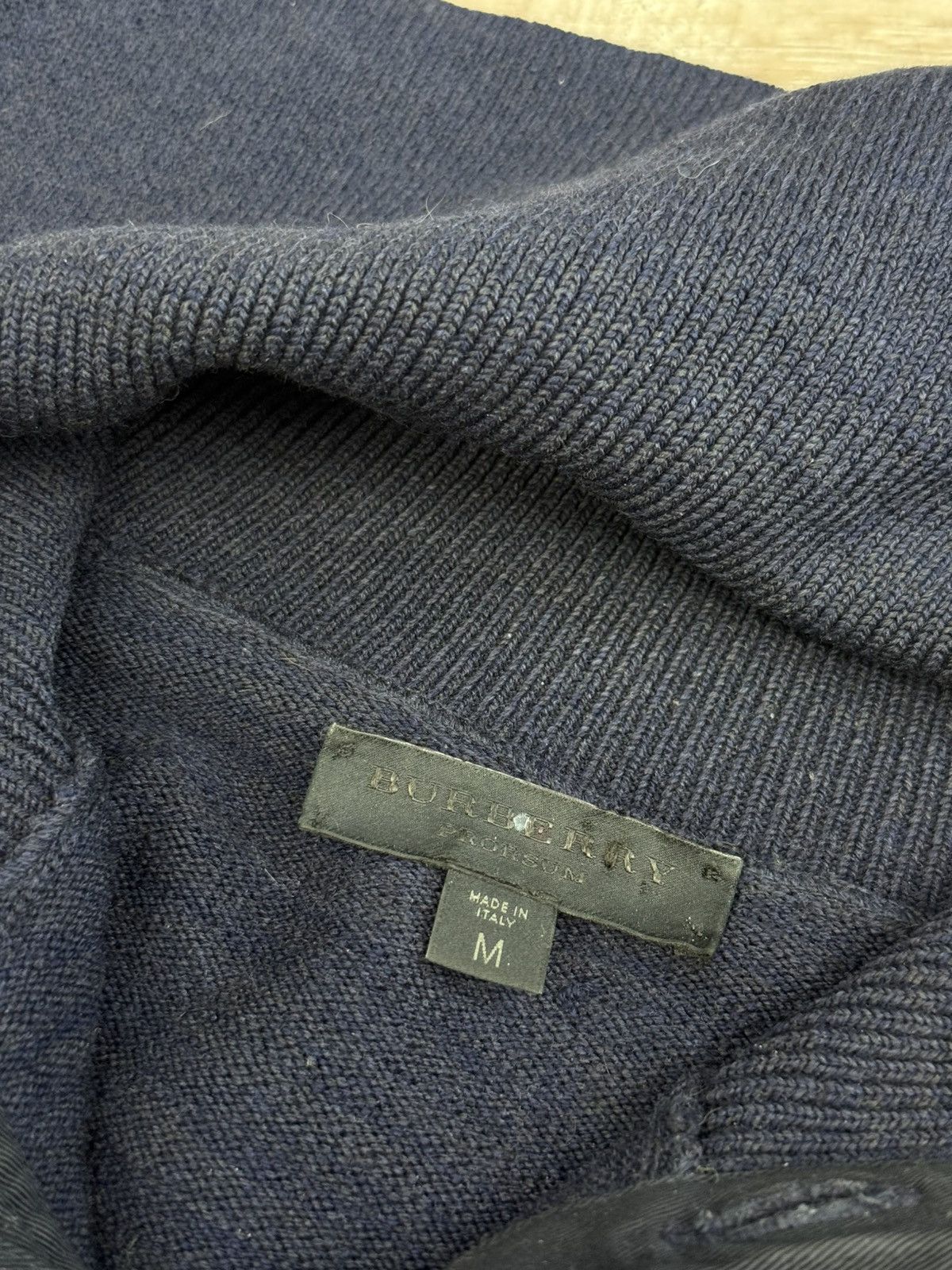 Burberry Prorsum Burberry Prorsum Wool Fall 2010 Button Turtleneck Sweater Size US L / EU 52-54 / 3 - 10 Thumbnail