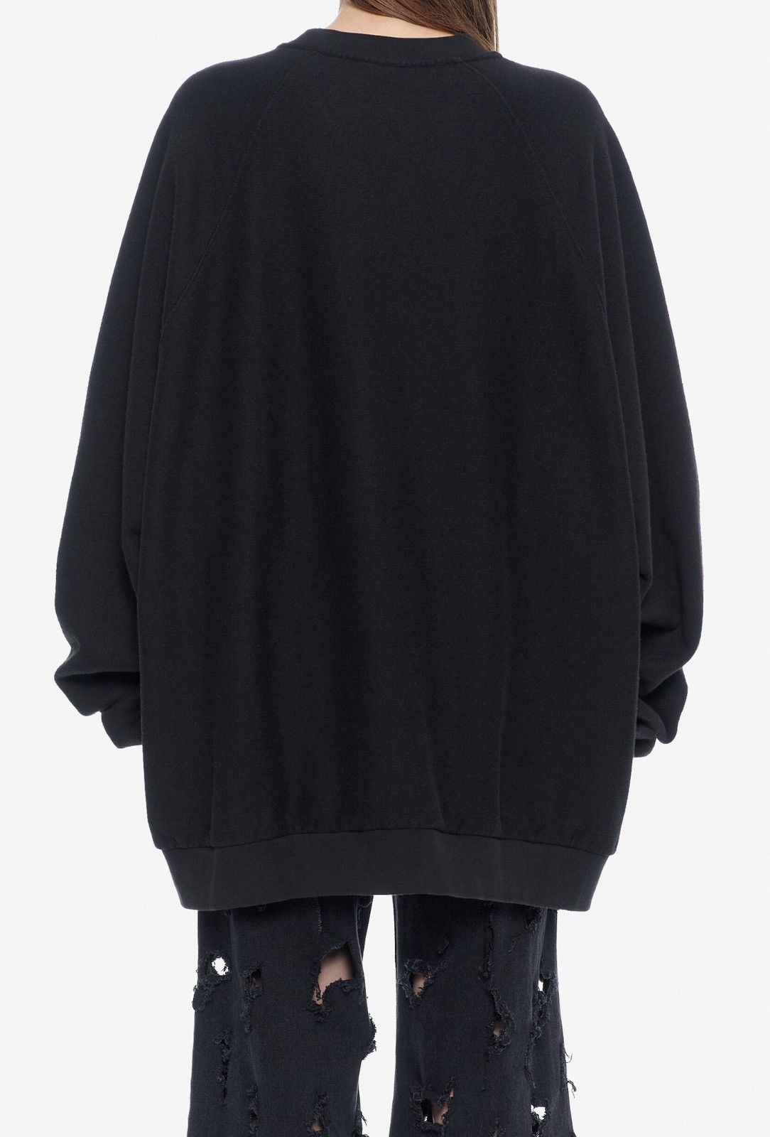Vaquera Last Vaquera Star-Graphic Oversized Sweatshirt Size S / US 4 / IT 40 - 2 Thumbnail