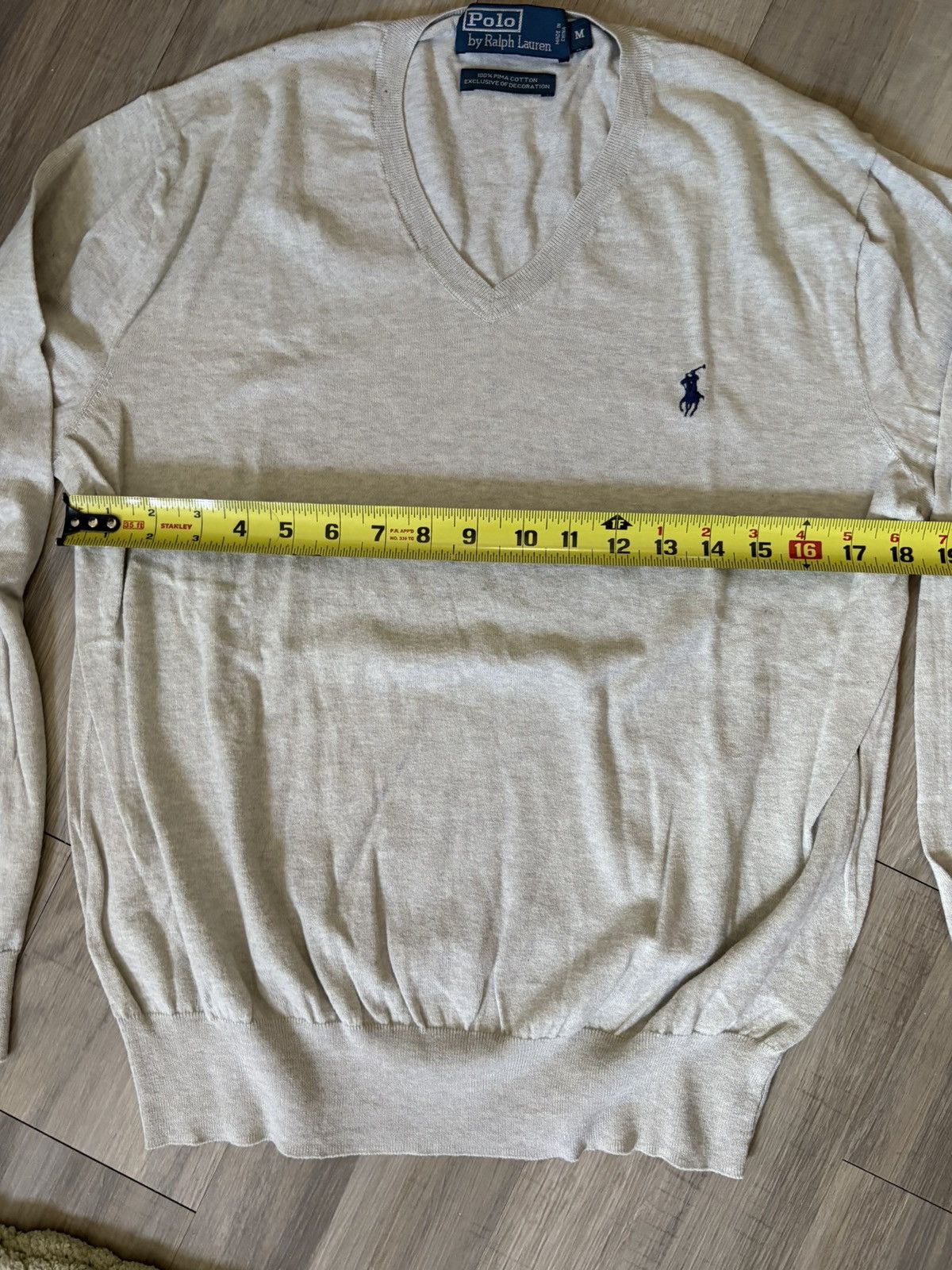 Polo Ralph Lauren Polo Ralph Lauren Grey 100% Pima Cotton Sweater Size US M / EU 48-50 / 2 - 4 Thumbnail