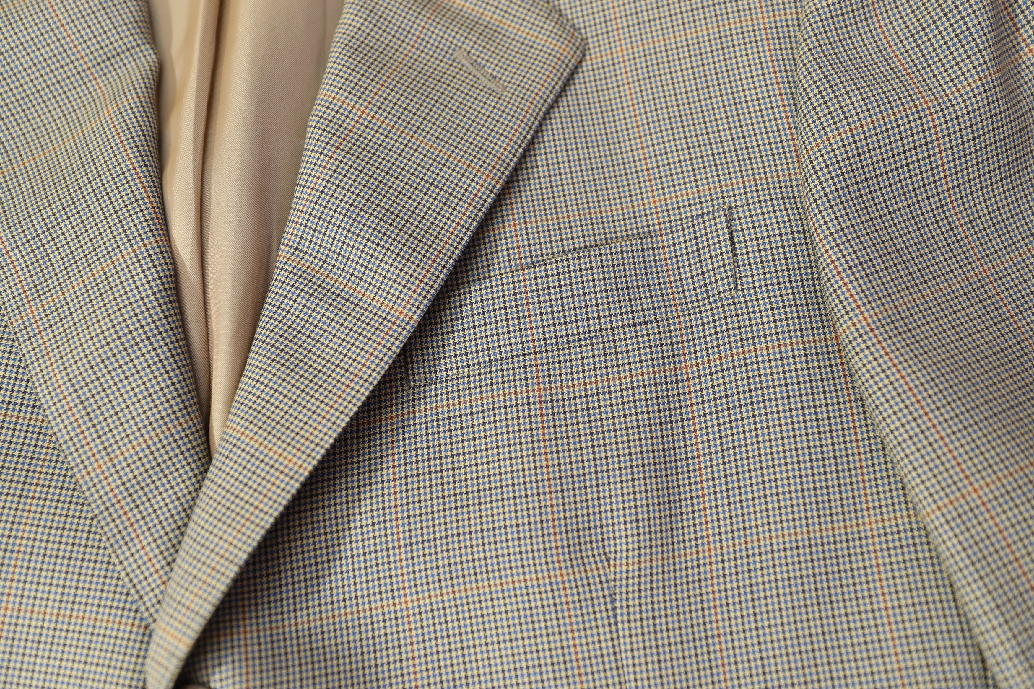 Huntsman H Huntsman & Sons Vintage Houndstooth Suit Jacket (40) Size 40R - 5 Thumbnail