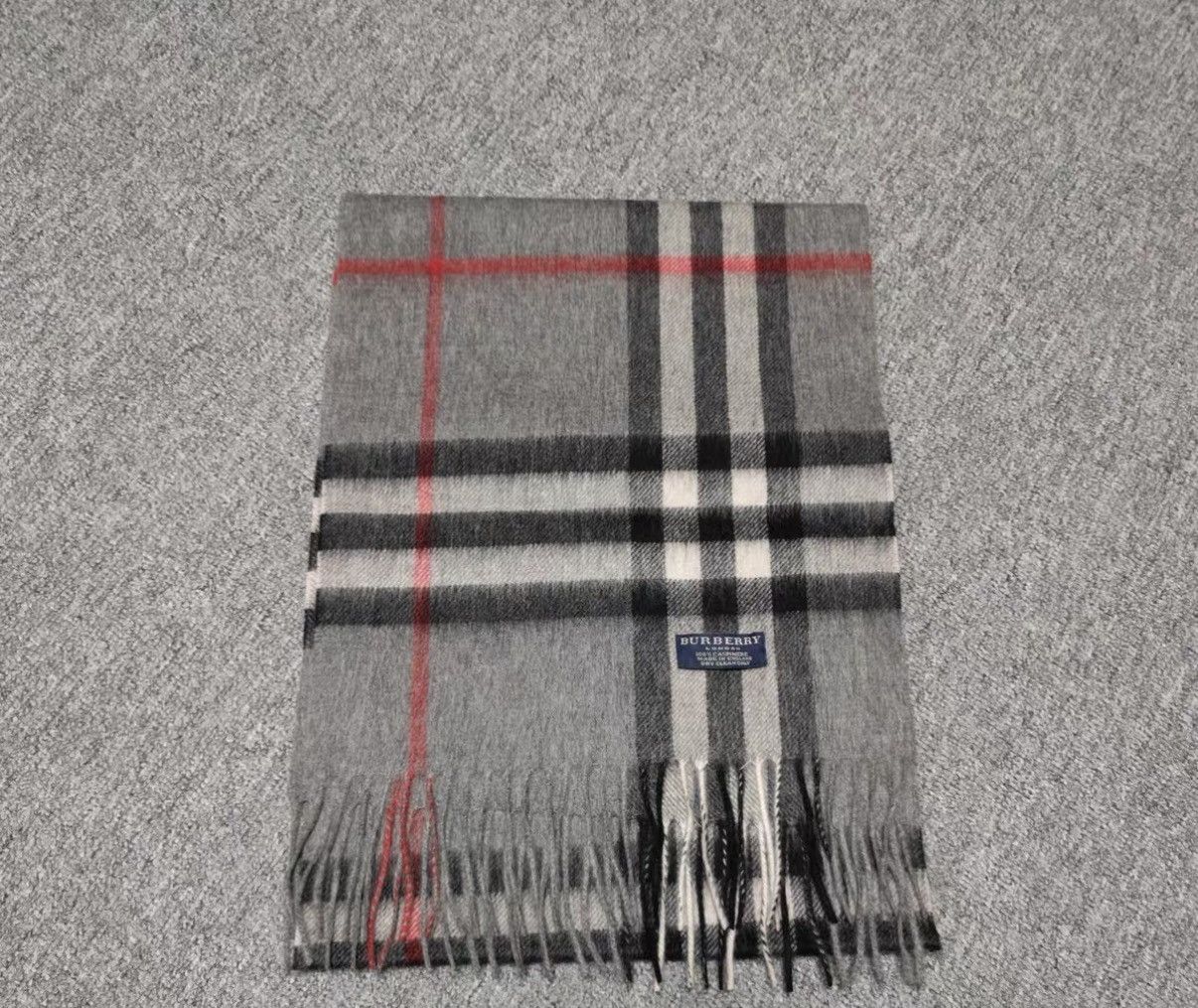 Burberry Burberry Vintage Check Cashmere Scarf J16 Size ONE SIZE - 4 Thumbnail