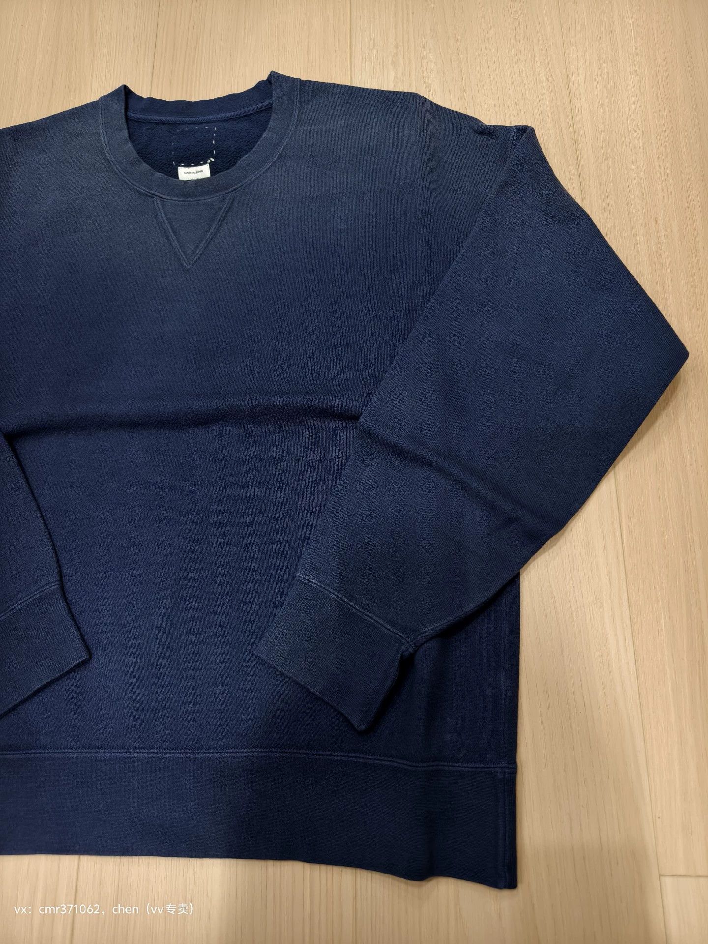 Visvim VISVIM 24AW JUMBO SB SWEAT L/S Motors Clue Navy Size US M / EU 48-50 / 2 - 4 Thumbnail