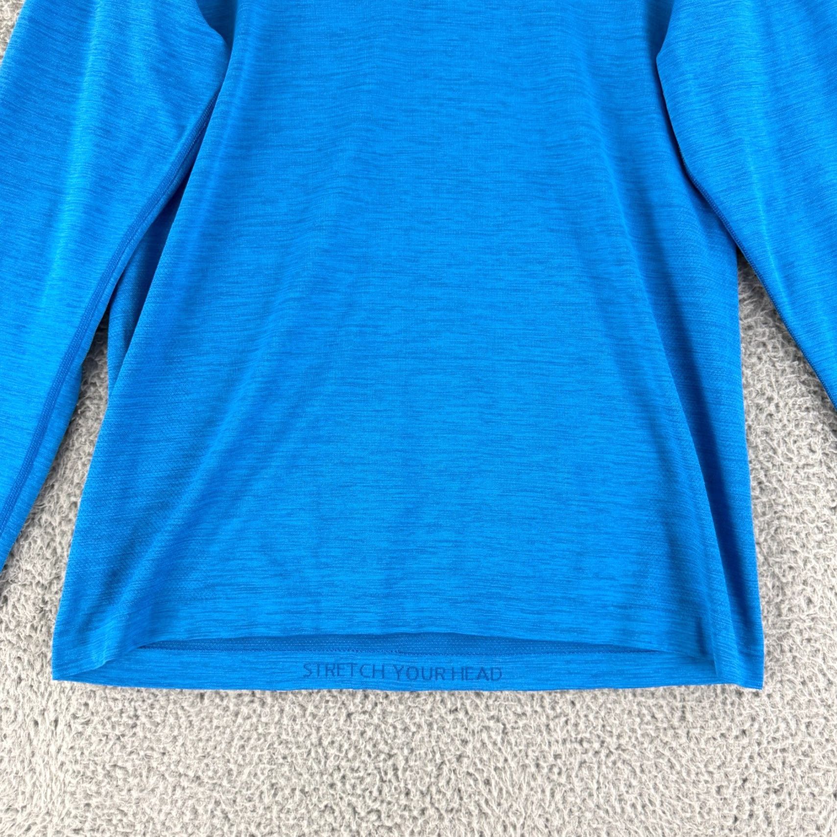 Lululemon Lululemon Metal Vent Shirt Mens Medium Blue Long Sleeve Pullover Gym Wear Size US M / EU 48-50 / 2 - 4 Thumbnail