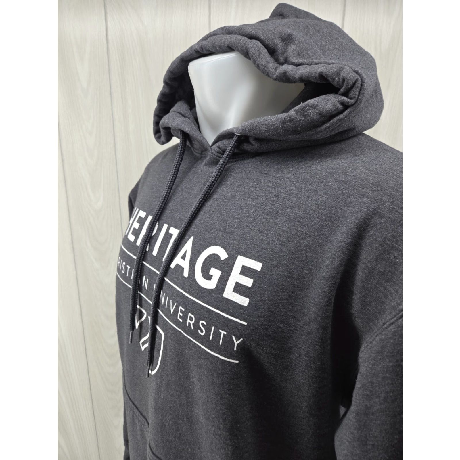 Port & Company Heritage Christain University Gray Hoodie Mens Size Large Size US L / EU 52-54 / 3 - 4 Thumbnail