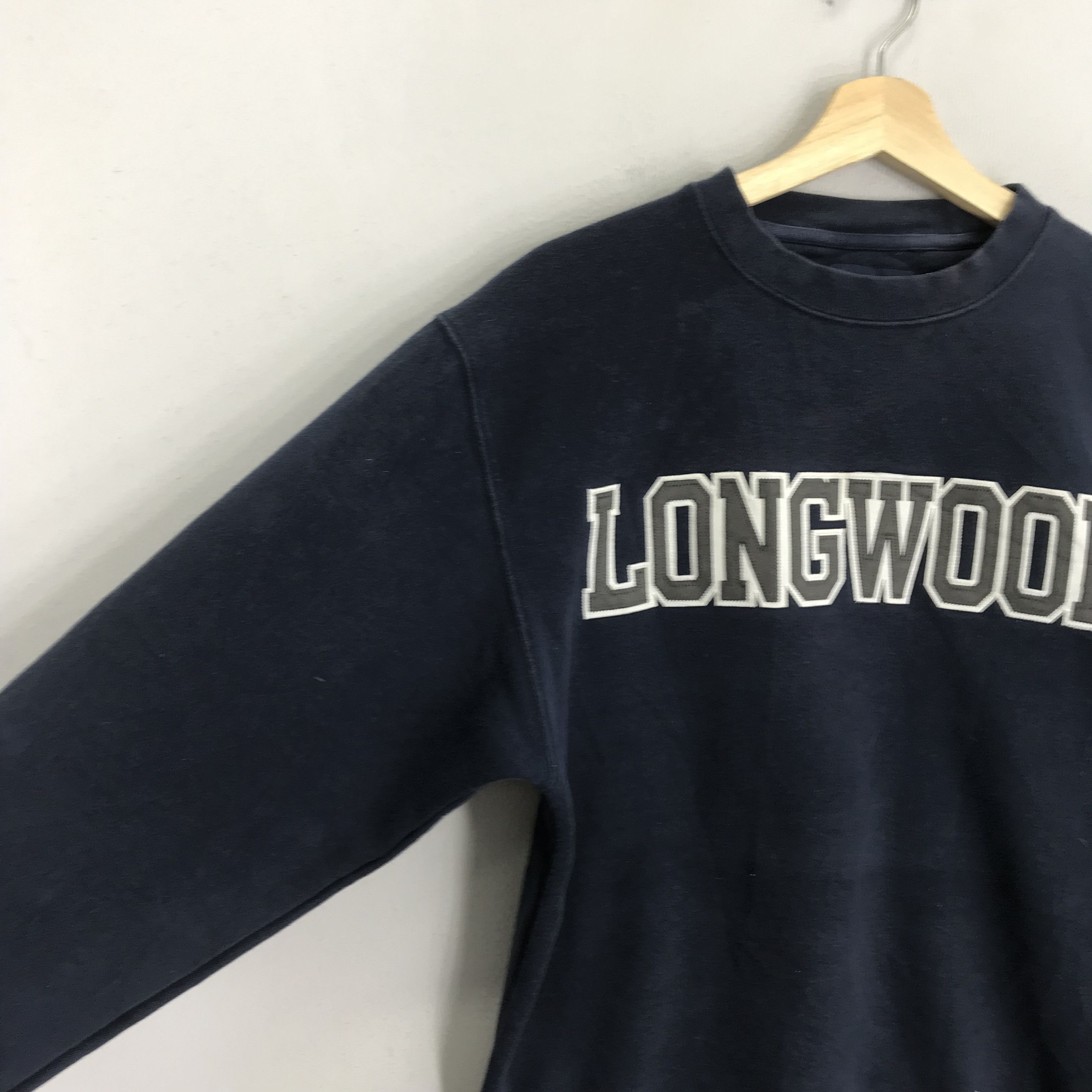 Vintage Vintage 90's Longwood Blue Sweatshirt Small - 381 Size US S / EU 44-46 / 1 - 4 Thumbnail