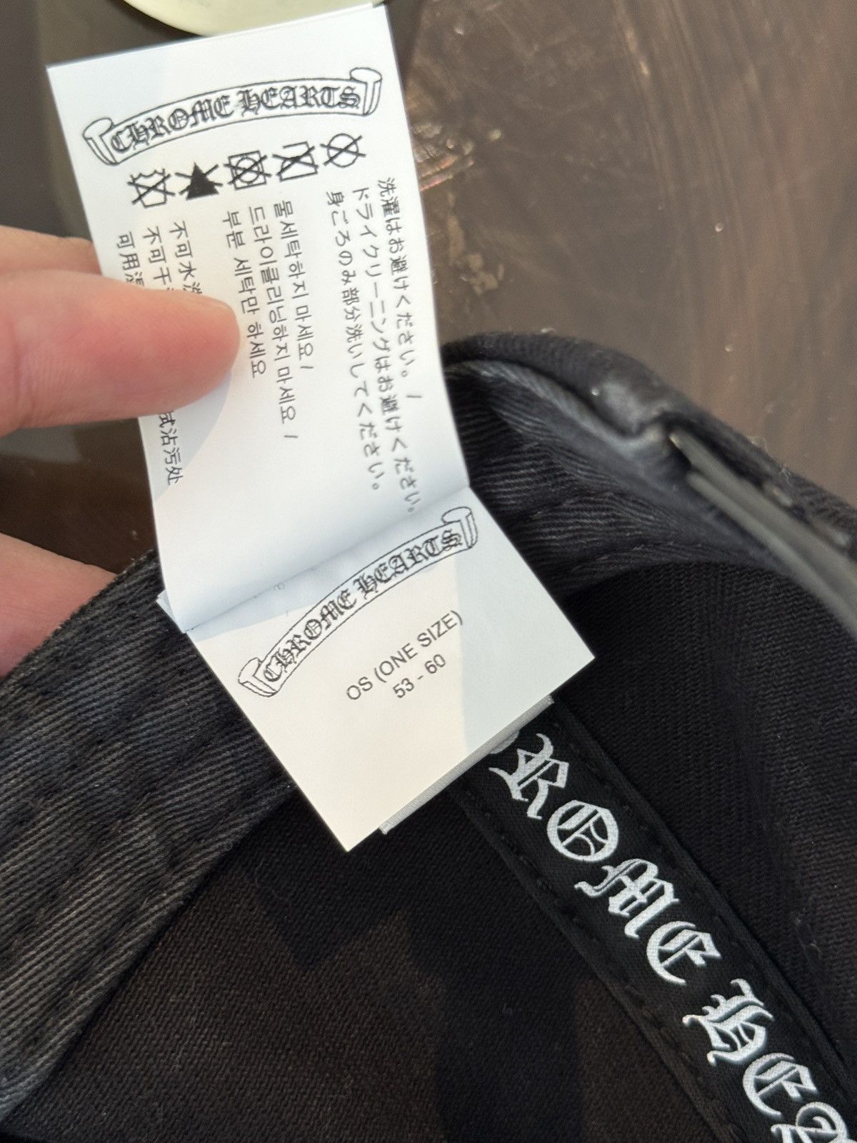 Chrome Hearts Chrome Hearts Cross Logo Hat Size ONE SIZE - 6 Thumbnail