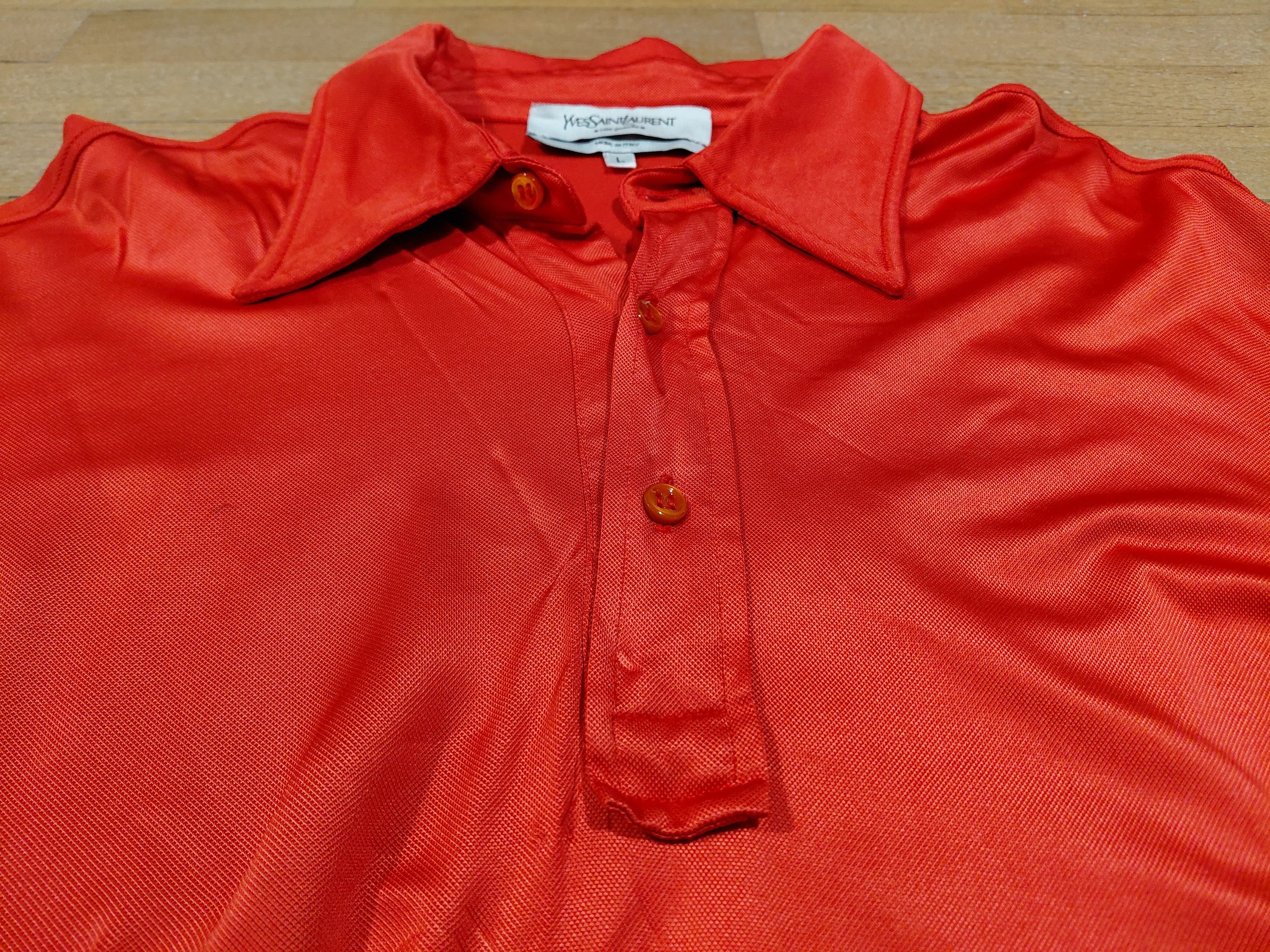 Yves Saint Laurent Yves Saint Laurent Vintage Women's Dagger Collar Shirt Satin Size L / US 10 / IT 46 - 3 Thumbnail