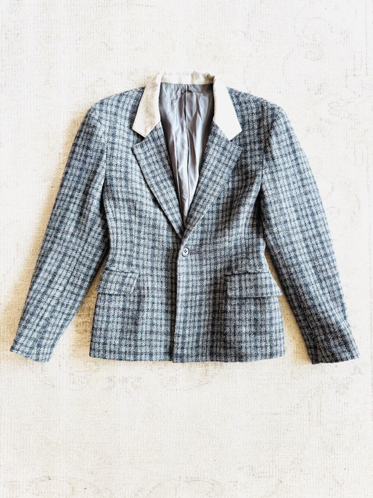 Yohji Yamamoto Y’s Yamamoto by Yohji Yamamoto plaid blazer sz M Size M / US 6-8 / IT 42-44 - 3 Thumbnail