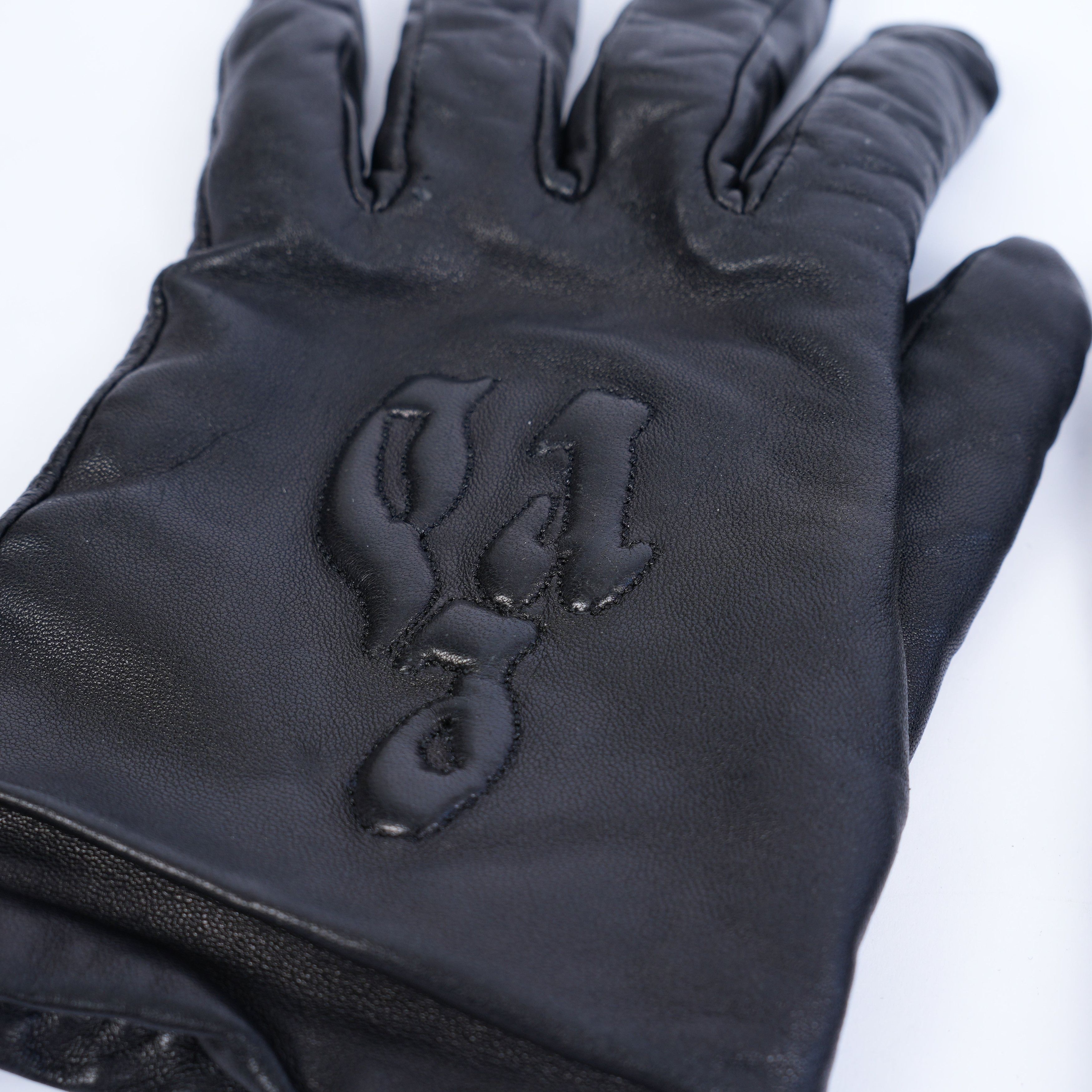Enfants Riches Deprimes BLACK LEATHER ERD GLOVES Size ONE SIZE - 3 Thumbnail