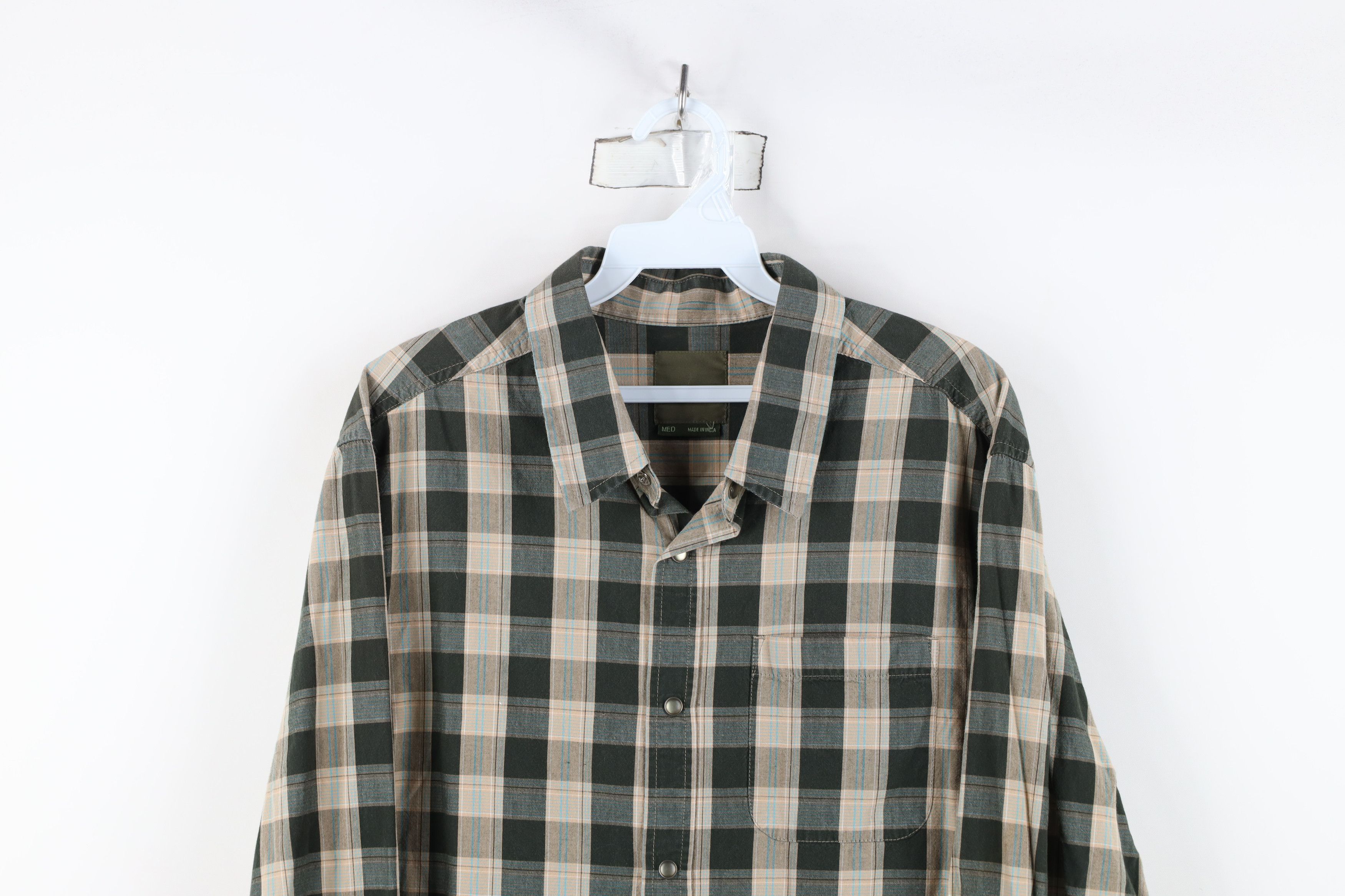 Prana × Vintage prAna Breathe Western Rodeo Snap Button Collared Shirt Plaid Size US M / EU 48-50 / 2 - 2 Thumbnail