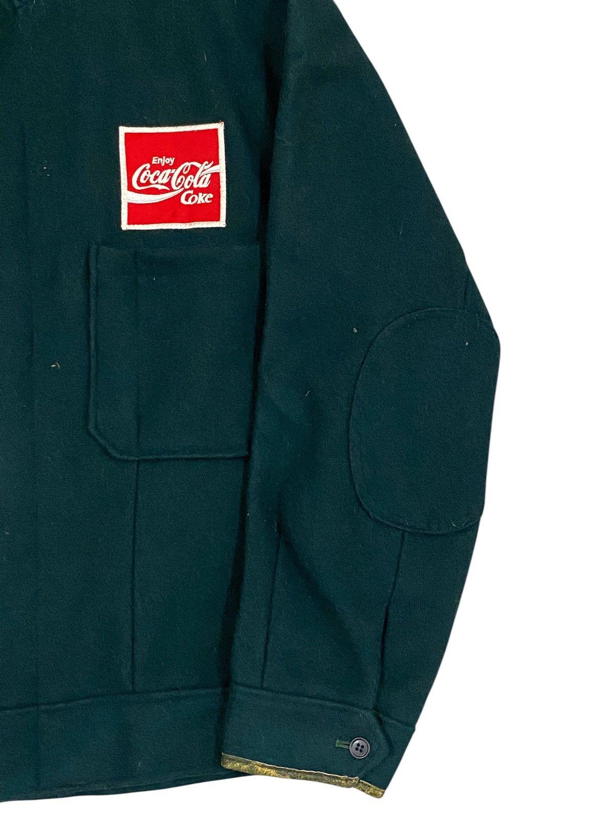 Coca Cola Vtg Coca Cola Coke Worker Wool Jacket Size US L / EU 52-54 / 3 - 4 Thumbnail