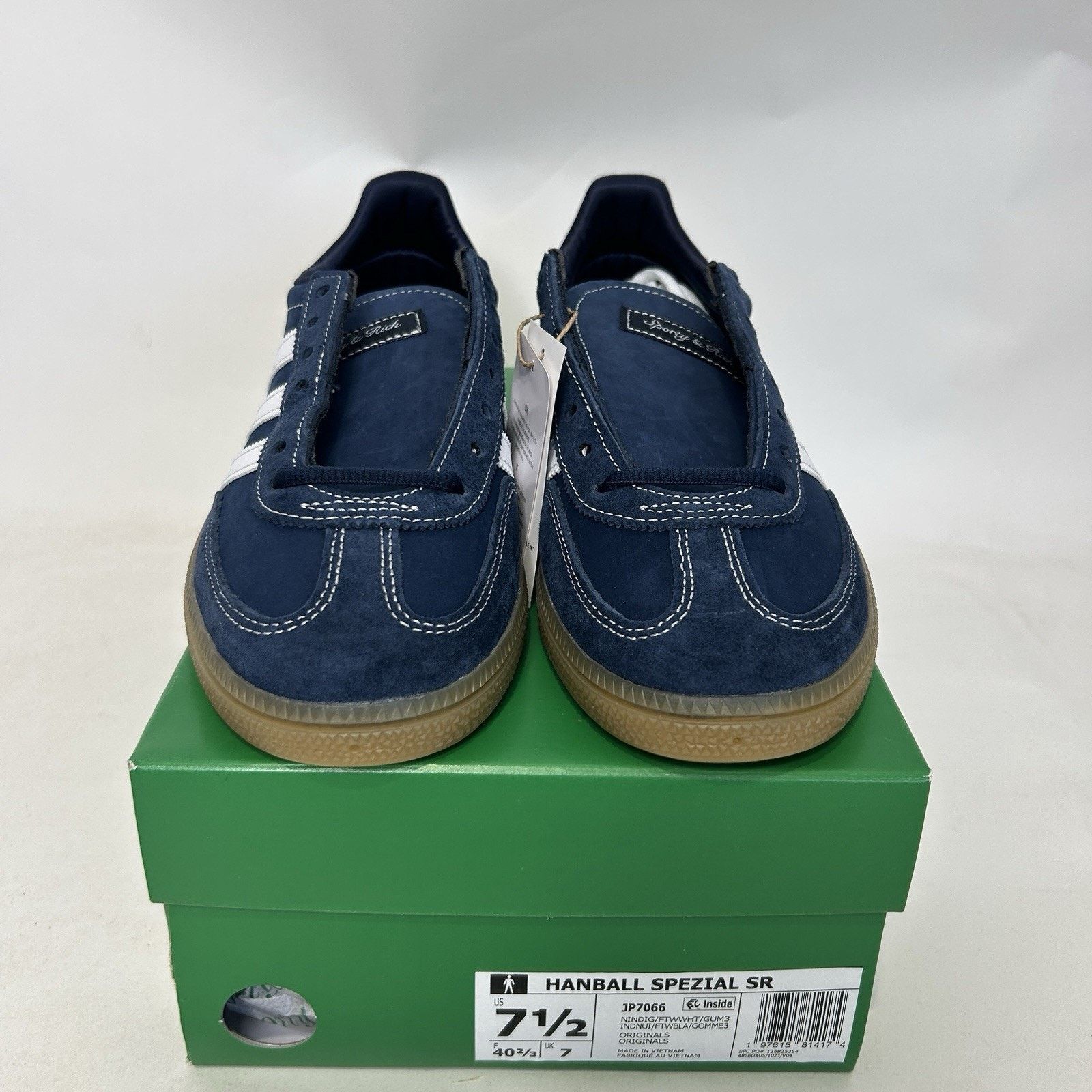 Adidas Adidas Handball Spezial X Sporty & Rich “Night Indigo” Size US 8.5 / IT 38.5 - 2 Thumbnail