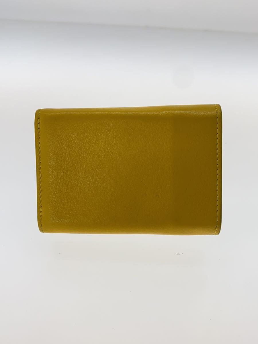 Balenciaga Balenciaga Cowhide Tri-Fold Wallet Yellow Size ONE SIZE - 2 Thumbnail