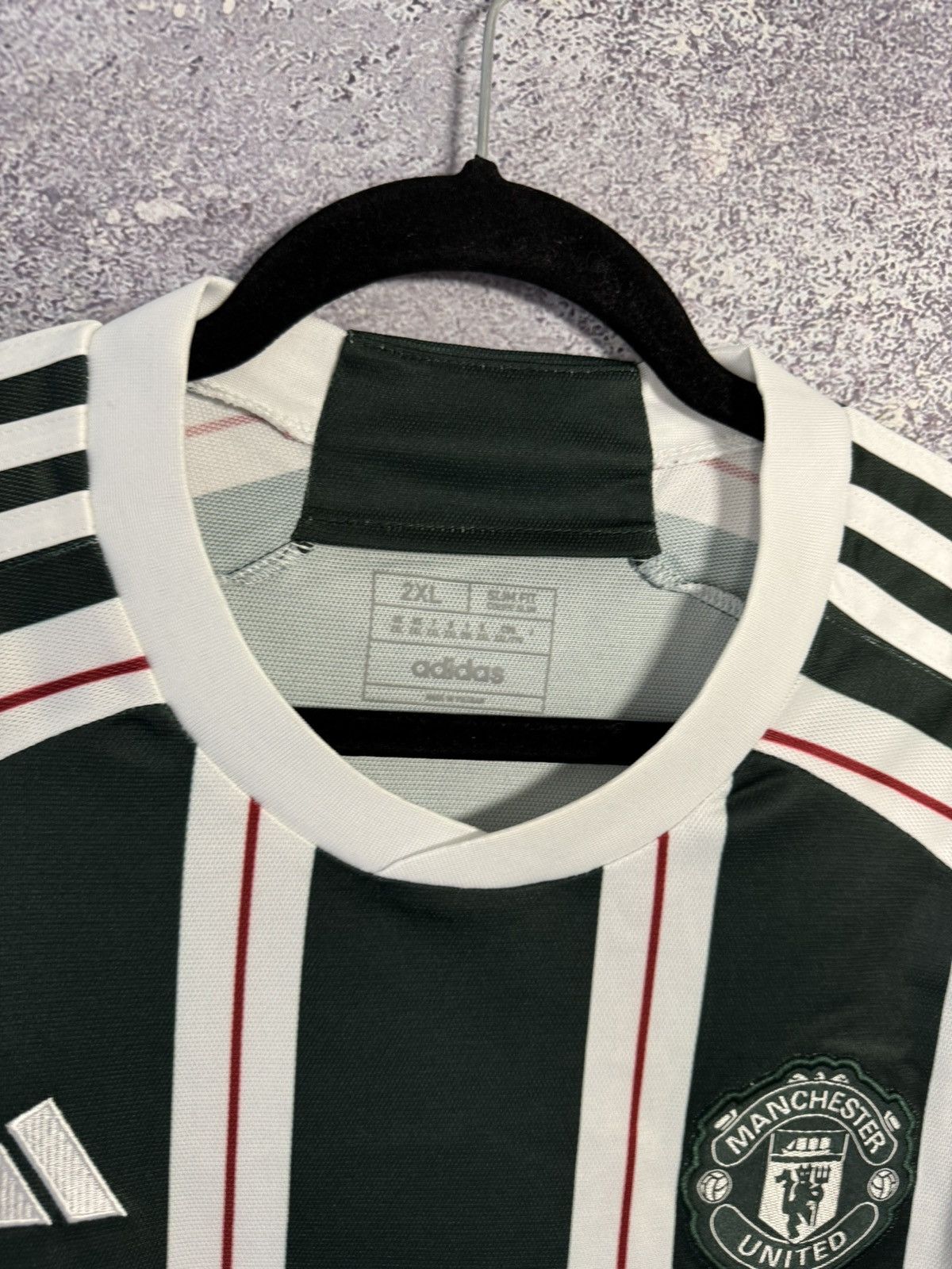 Adidas × Vintage HOJLUND Manchester United 2023/24 Adidas Jersey Blokcore XL Size US XL / EU 56 / 4 - 10 Thumbnail
