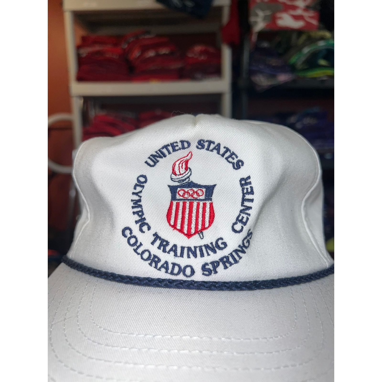 Vintage Vintage US Olympics Hat Roper Olympic Training Center VTG Size ONE SIZE - 3 Thumbnail