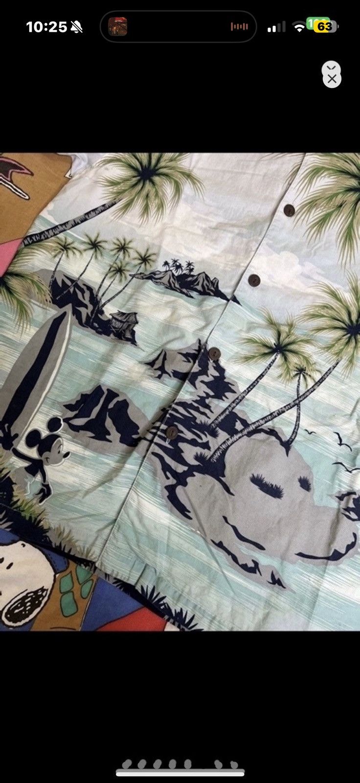 ***FINAL DROP***RARE 00s MICKEY SURF DISNEYLAND SHIRT M