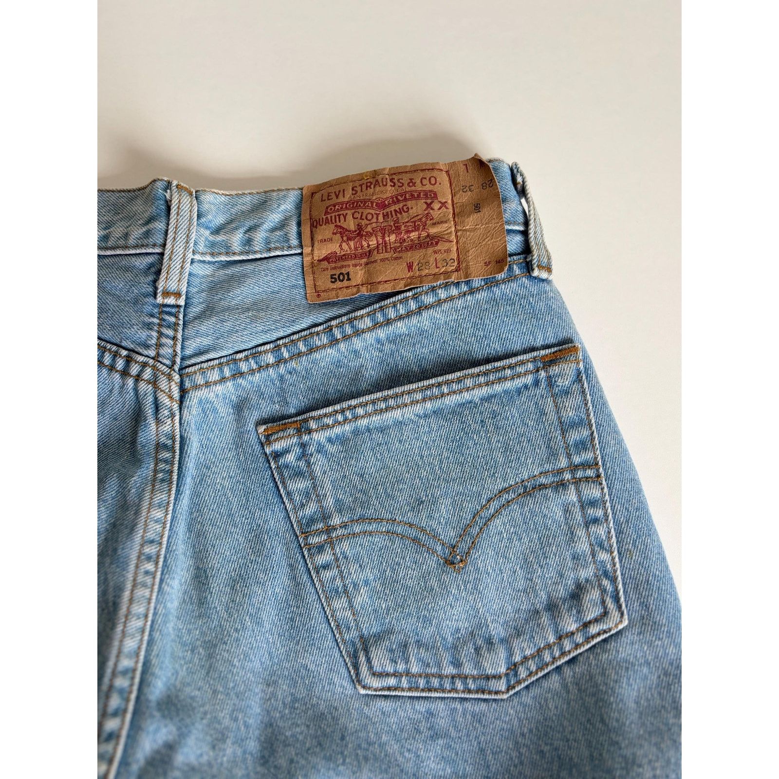 Levi's Levi’s 501-0113 Cut Off Shorts W28 Made in USA 90s Denim Size 28" / US 6 / IT 42 - 4 Thumbnail