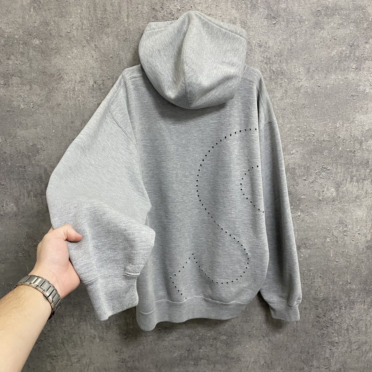 Supreme Supreme Laser Cut S Hoodie Size US XL / EU 56 / 4 - 9 Thumbnail