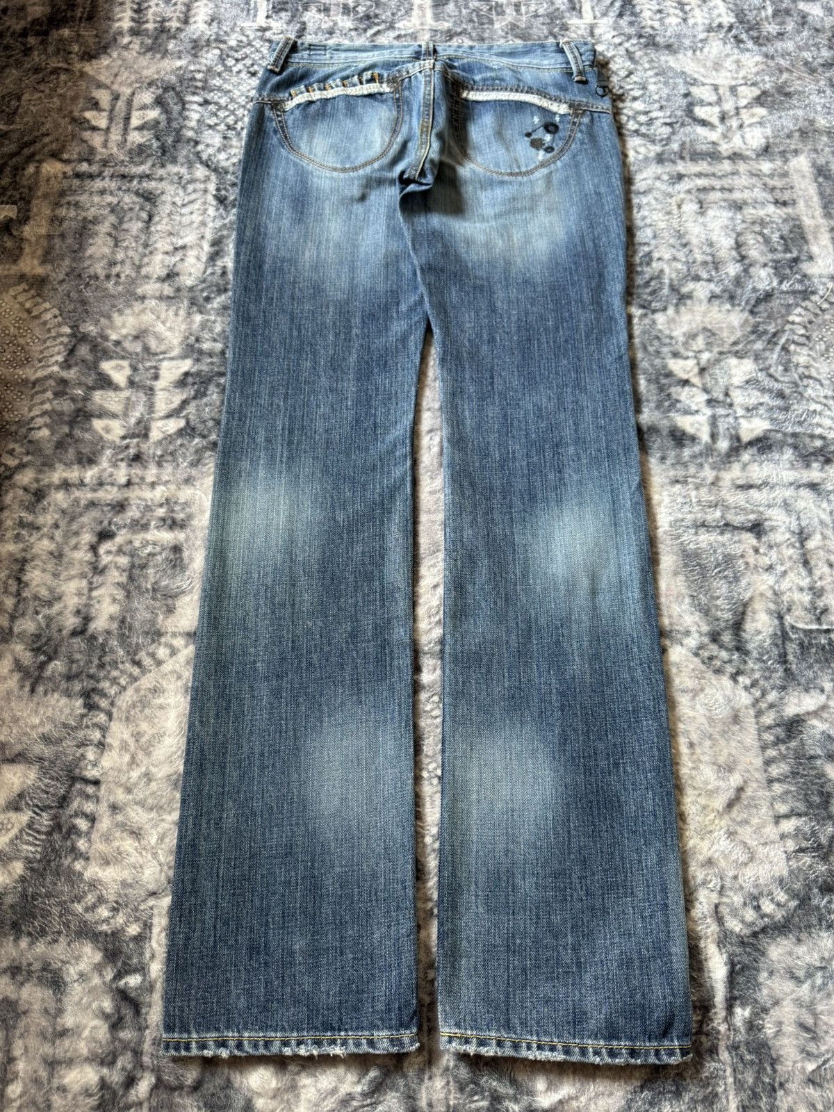 Hysteric Glamour × Japanese Brand Bartack Japan Asymmetrical Revolver Gun Pocket Jeans Size US 28 / EU 44 - 2 Thumbnail