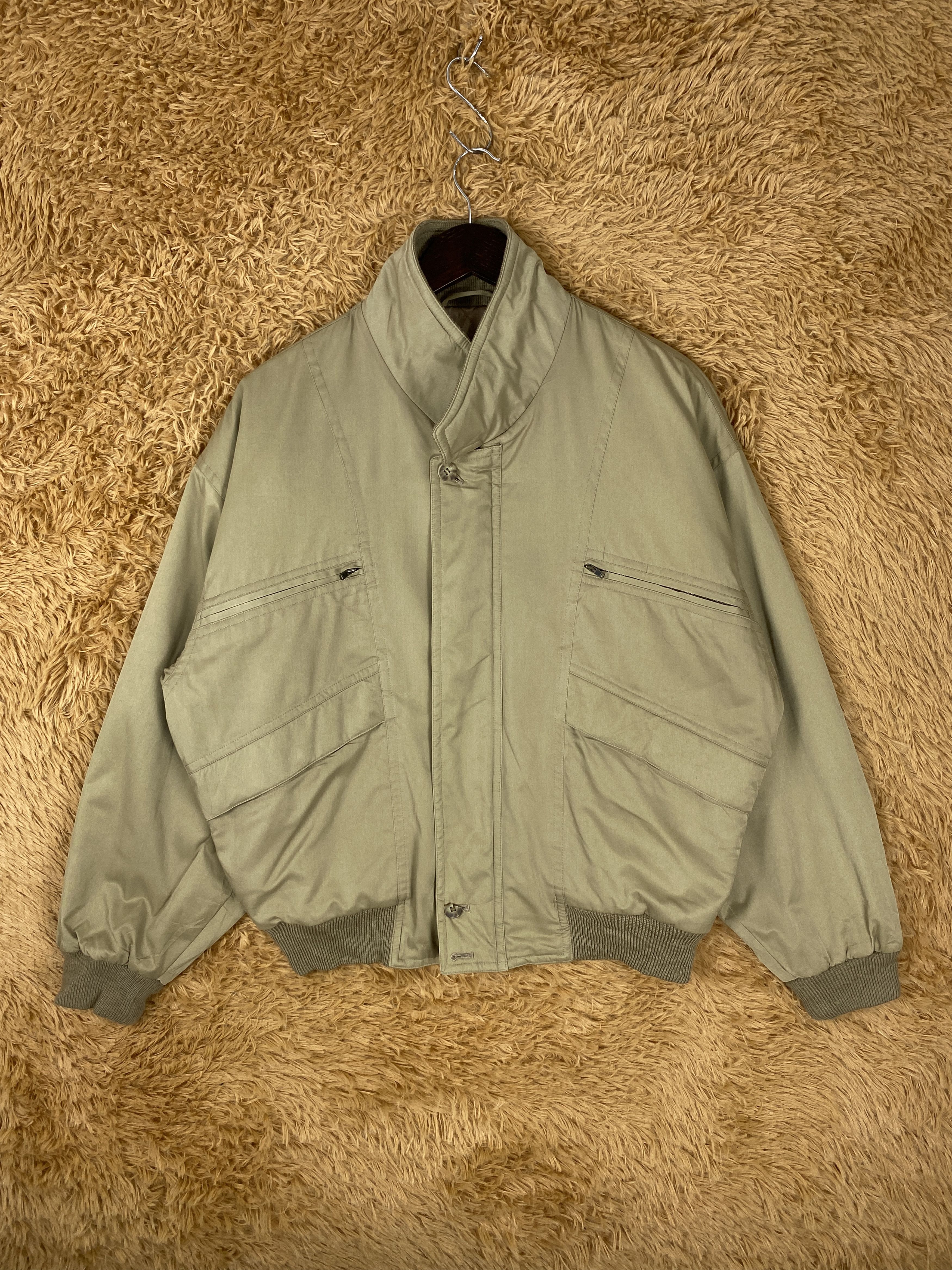 image of Avant Garde x Element Vintage Element Of Simple Life Bomber Jacket in Khaki, Men's (Size Medium)