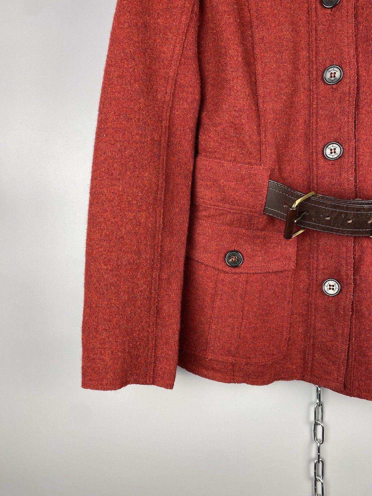 Burberry Burberry Women Luxury Wool Pea Coat Jacket Size S / US 4 / IT 40 - 8 Thumbnail
