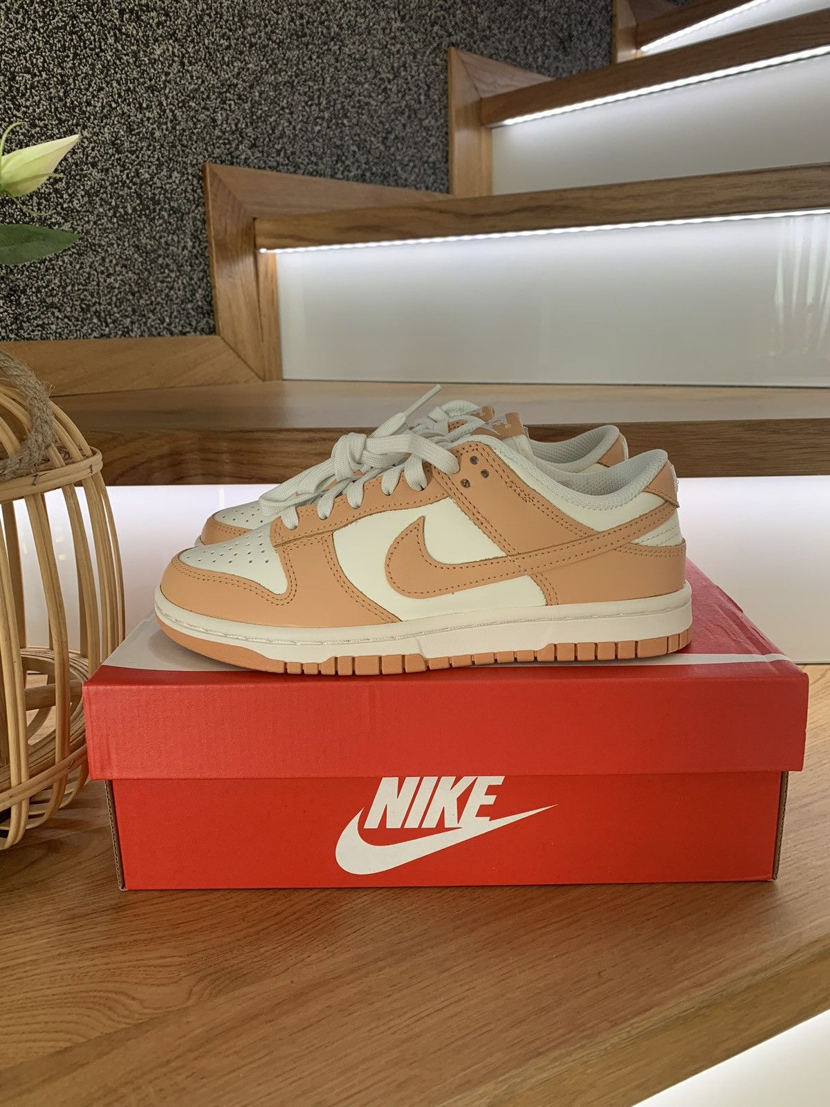 Nike Nike Dunk Low Harvest Moon Size US 5.5 / IT 35.5 - 3 Thumbnail