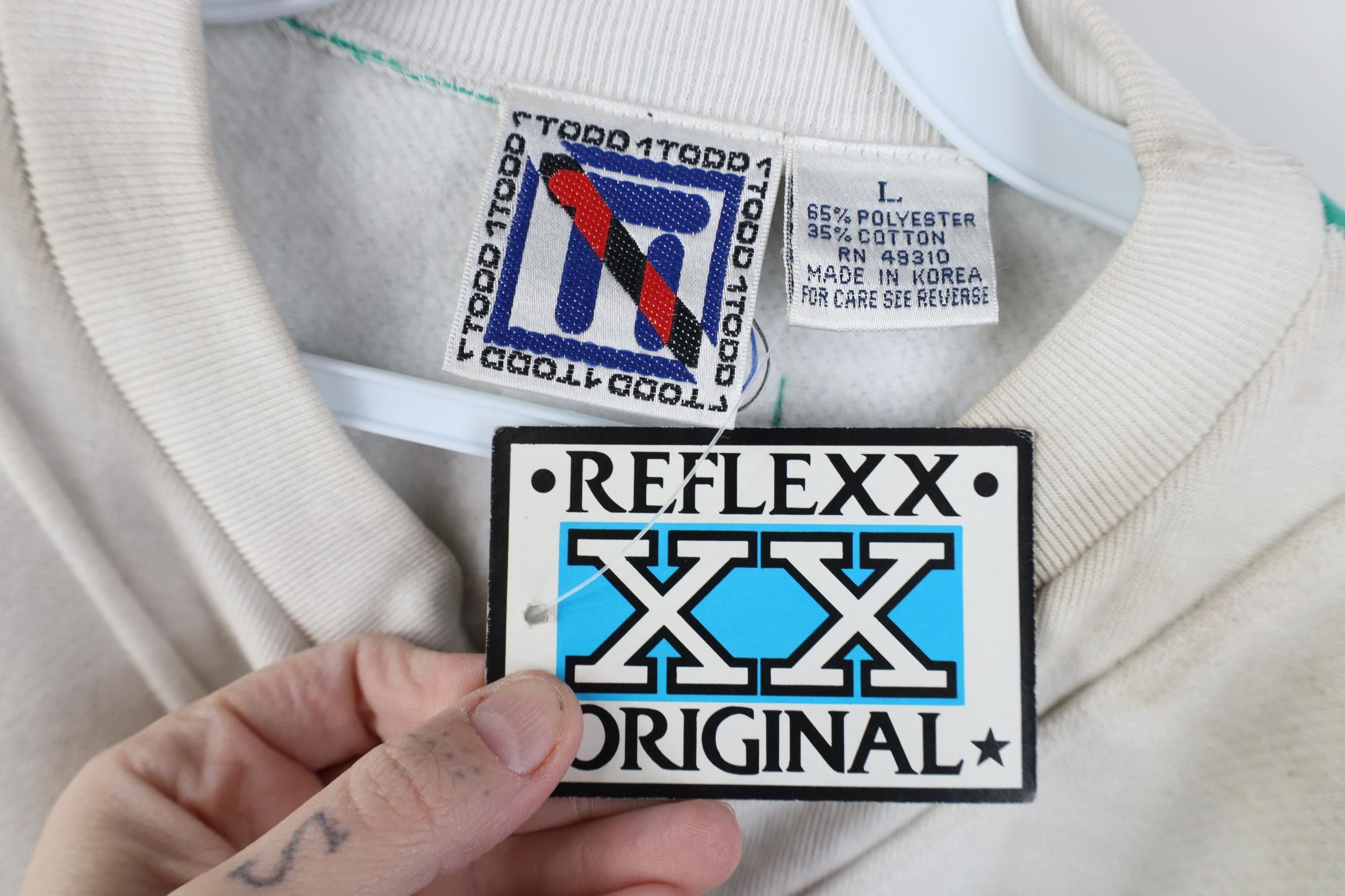 Vintage Deadstock Vintage 90s Streetwear Boxing Crewneck Sweatshirt Size US L / EU 52-54 / 3 - 4 Thumbnail