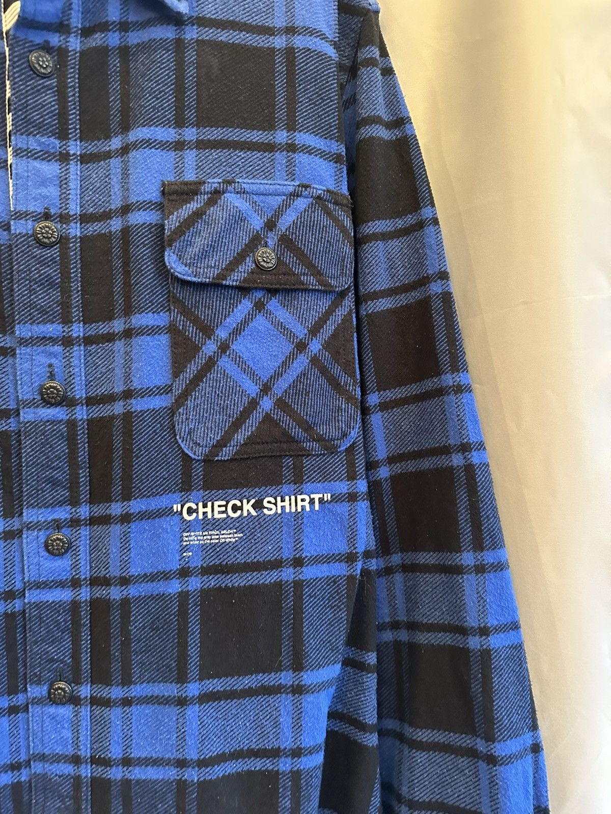 Off-White Off-White Plaid Shirt Size US L / EU 52-54 / 3 - 2 Thumbnail