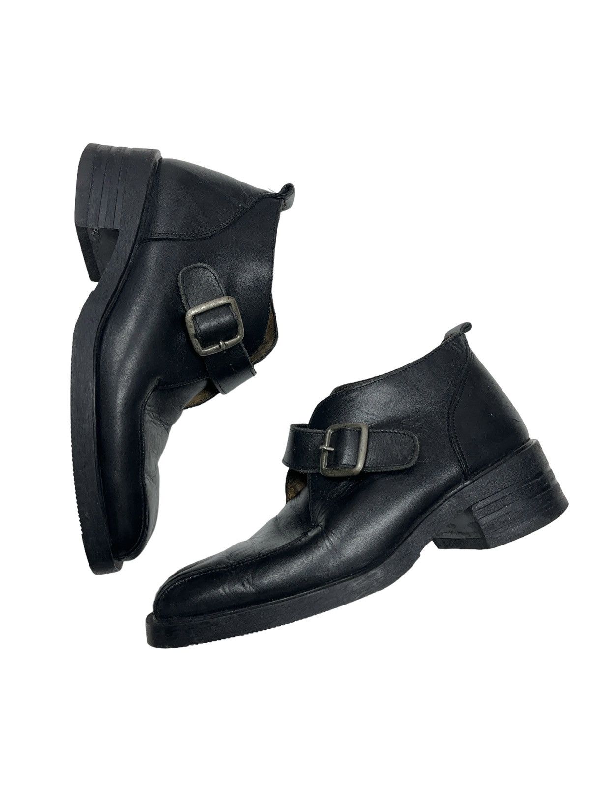 Other Vintage Kanye West Style Leather Work Boots Shoes Size US 8 / EU 41 - 3 Thumbnail