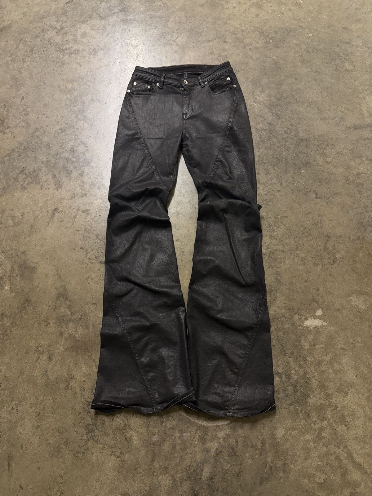 Rick Owens × Rick Owens Drkshdw Rick Owens Porterville black waxed