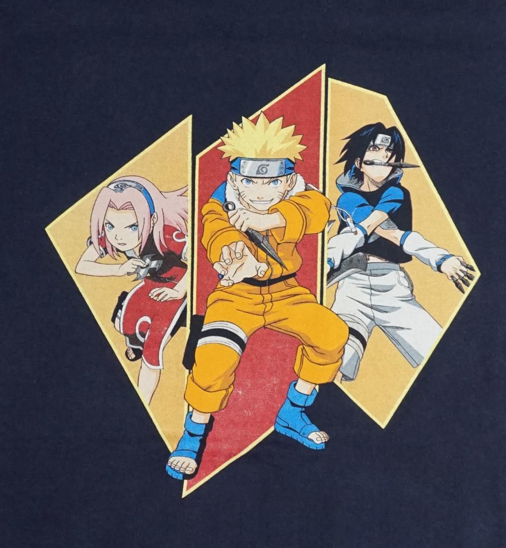 Anime 2002 Naruto Tシャツ アニメ 00's ビンテージ Size US XXS / EU 40 - 2 Thumbnail