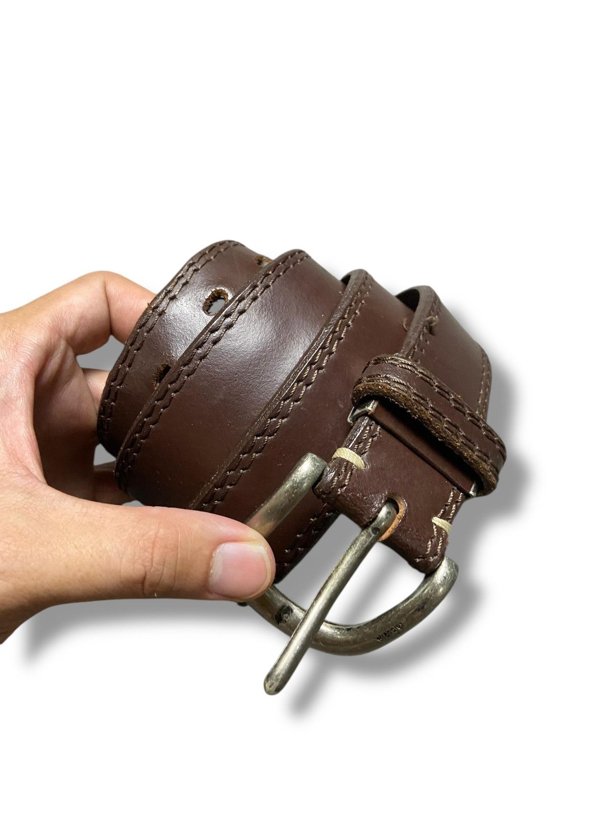 Wrangler 🔥 WRANGLER LEATHER BELT 🔥 (142) Size 42 - 1 Thumbnail