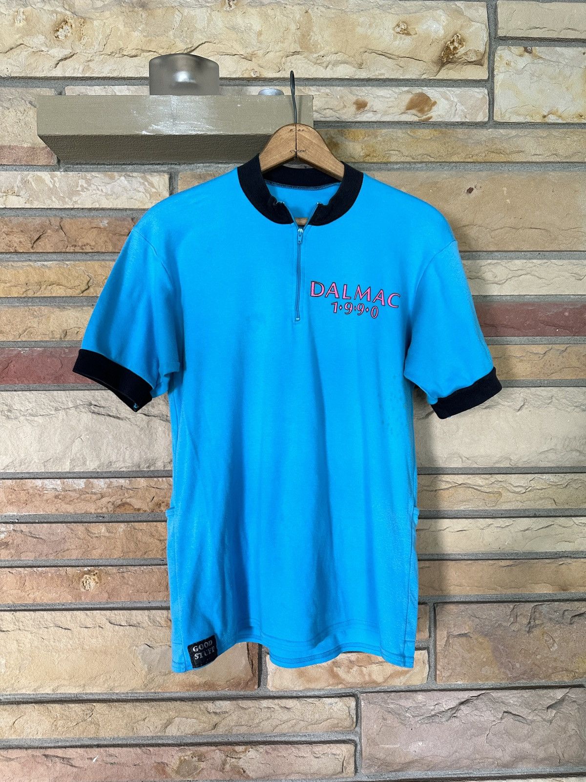 Vintage 1990 DALMAC Bicycle Tour Quarter Zip Shirt Size US L / EU 52-54 / 3 - 2 Thumbnail