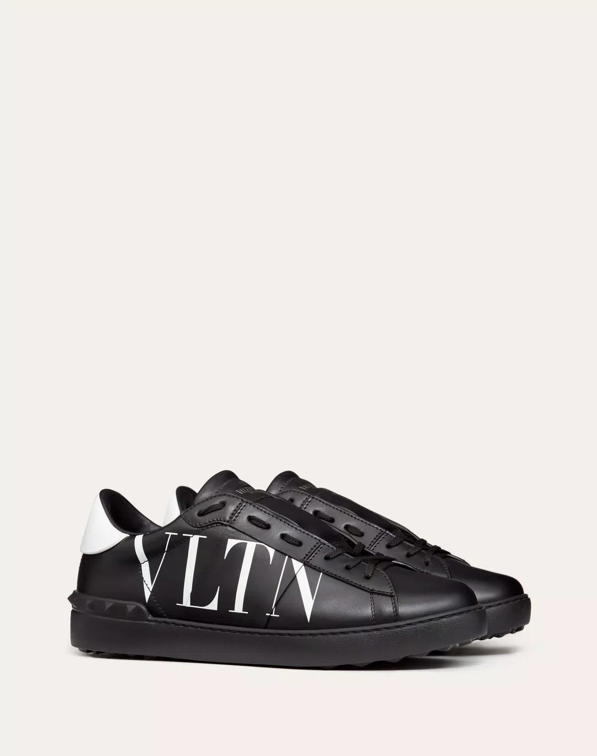 Valentino oc11z0625 Open Sneaker With Vltn Print in Black Size US 13 / EU 46 - 2 Thumbnail