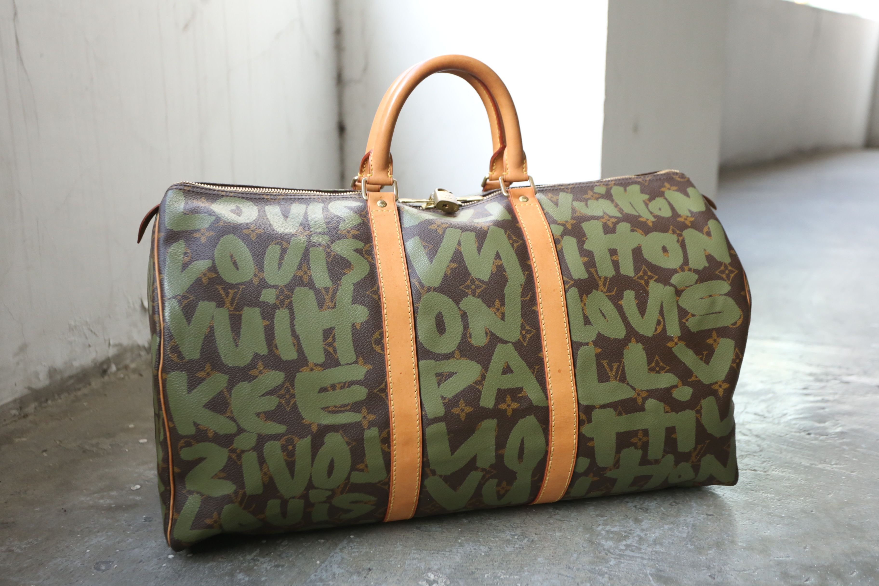 Louis Vuitton × Stephen Sprouse LV - Stephen Sprouse - MJ - S/S 01 - Graffiti Keepall 50 Size ONE SIZE - 3 Thumbnail