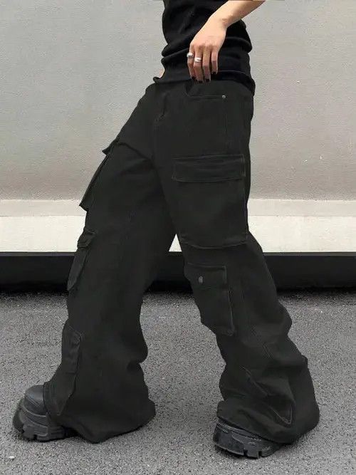 Jean Kuroda x Kita Cargo Vintage Wide Leg Workwear Jeans Premium Size US 32 / EU 48 - 5 Thumbnail
