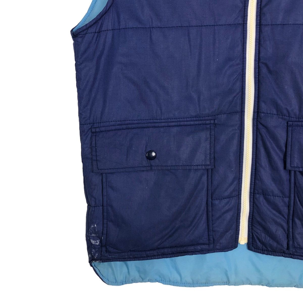 Japanese Brand 🔥Rare Puffer Down Vest Mitsubishi Electric Big Logo Work Size US M / EU 48-50 / 2 - 4 Thumbnail
