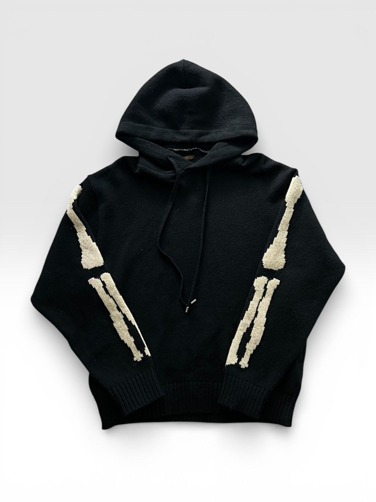 Kapital Kapital 5G Wool Bone Hood Sweater Size US S / EU 44-46 / 1 - 2 Thumbnail