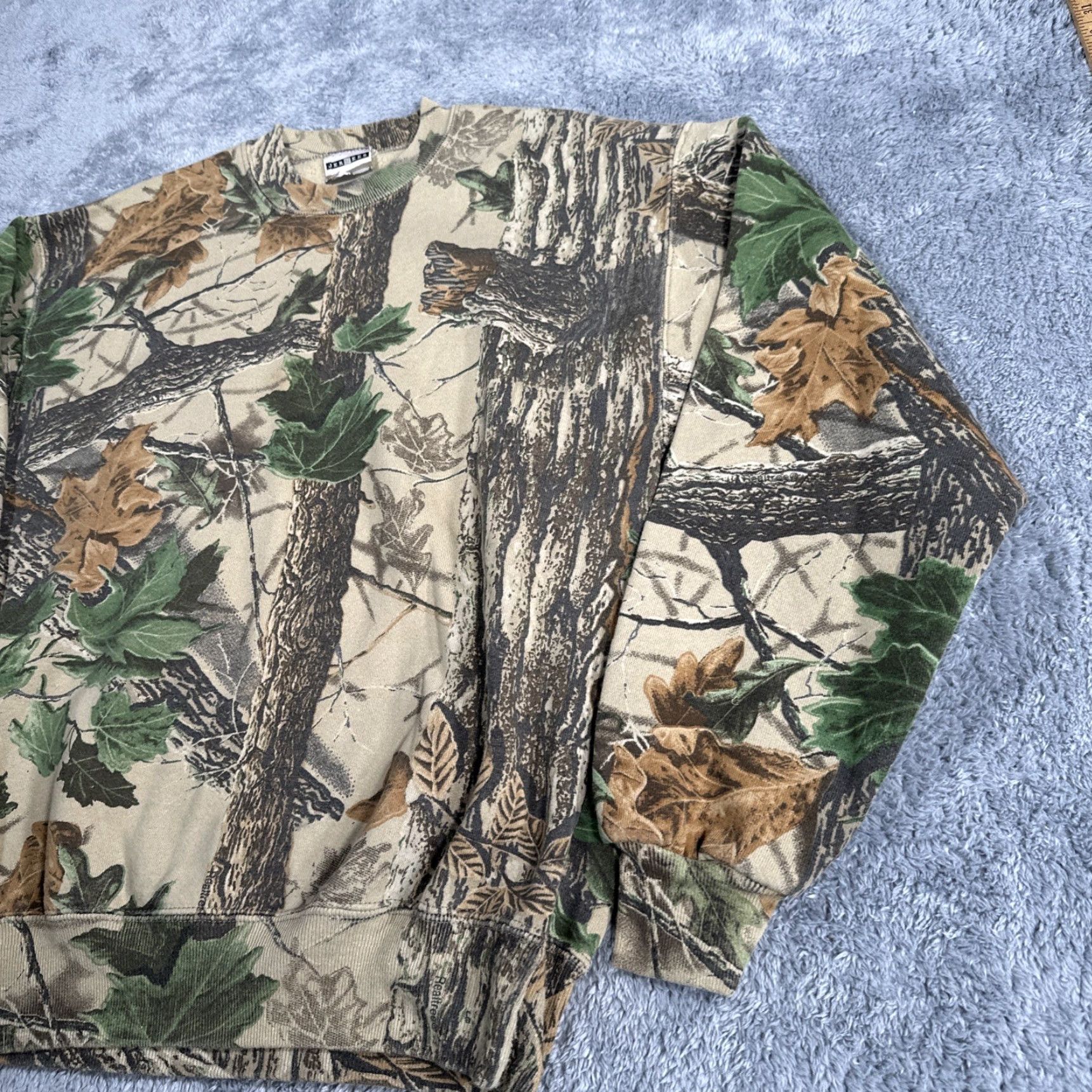 Jerzees VINTAGE Jerzees Outdoors Sweatshirt Men’s SZ M Realtree Camo Crewneck Pullover USA Hoodie? Size US M / EU 48-50 / 2 - 5 Thumbnail
