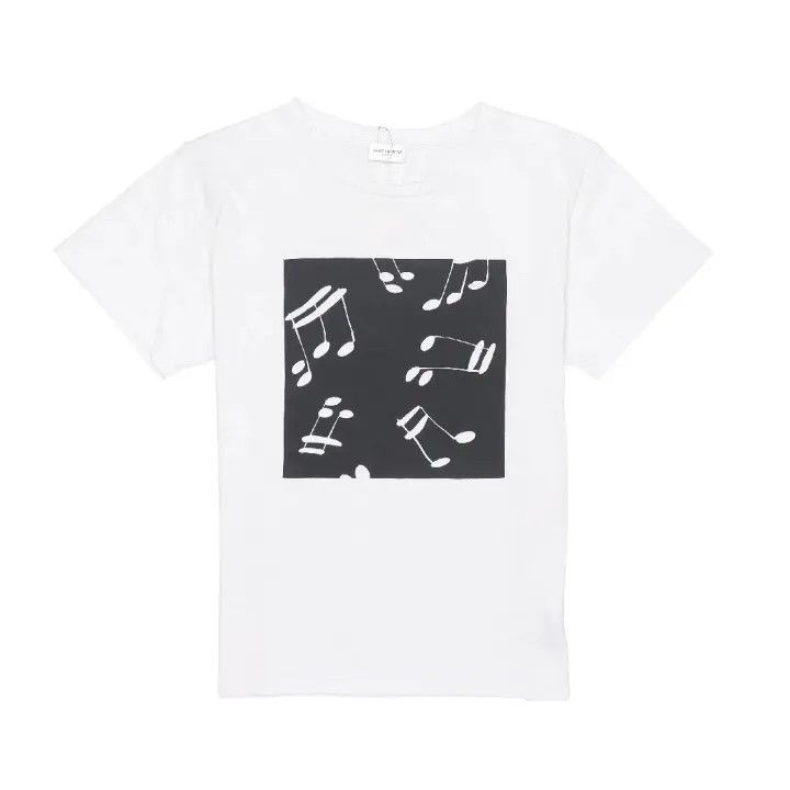 Saint Laurent Paris Yves Saint Laurent Printed Short Sleeve T-Shirt Size US M / EU 48-50 / 2 - 1 Thumbnail