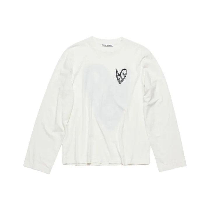 Acne Studios Acne Studios Heart Print Long Sleeve T-Shirt Size US XS / EU 42 / 0 - 1 Thumbnail