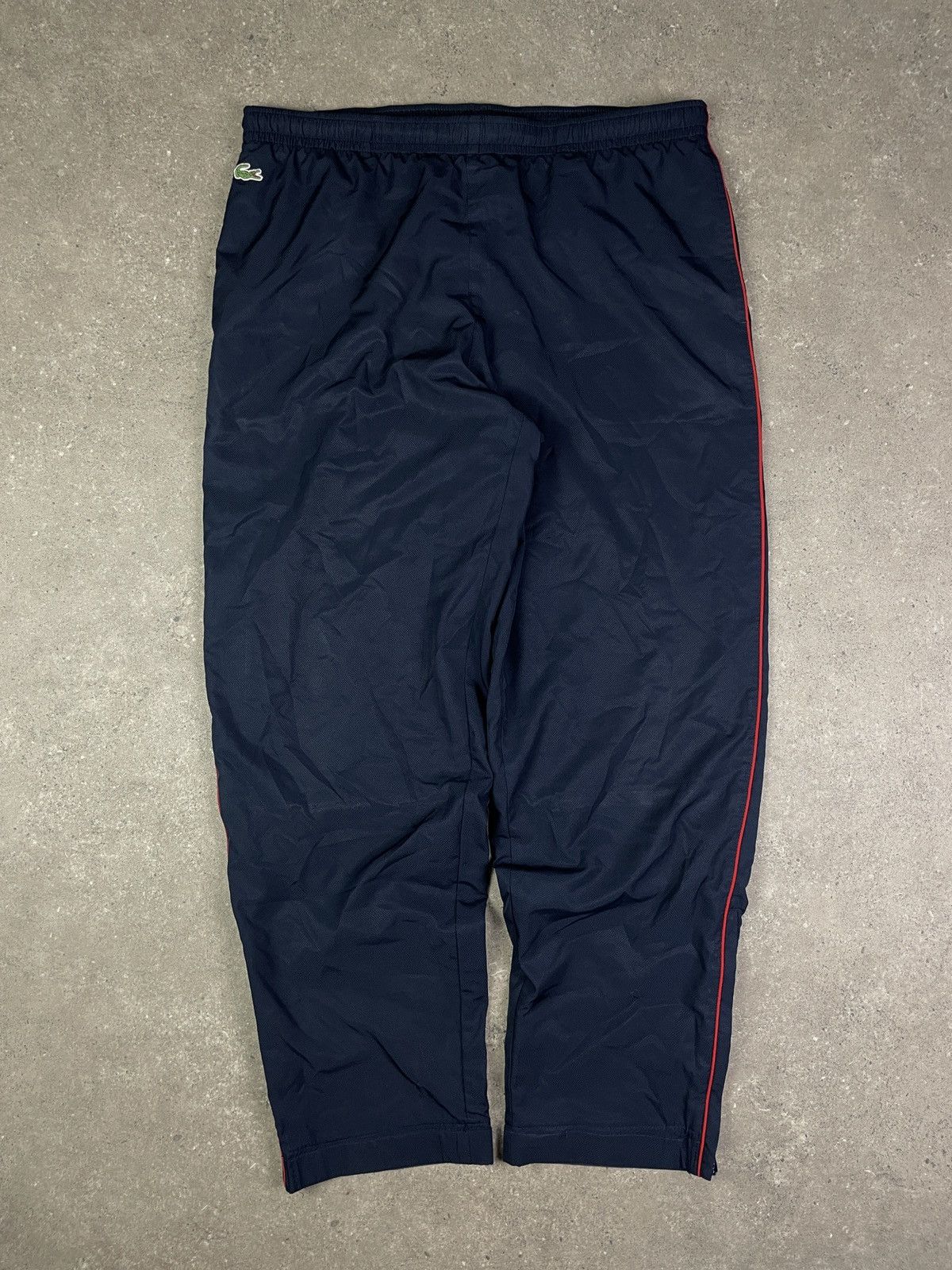 Lacoste × Vintage Vintage Y2K Lacoste Track Parachute Nylon Drill Pants Size US 36 / EU 52 - 1 Thumbnail