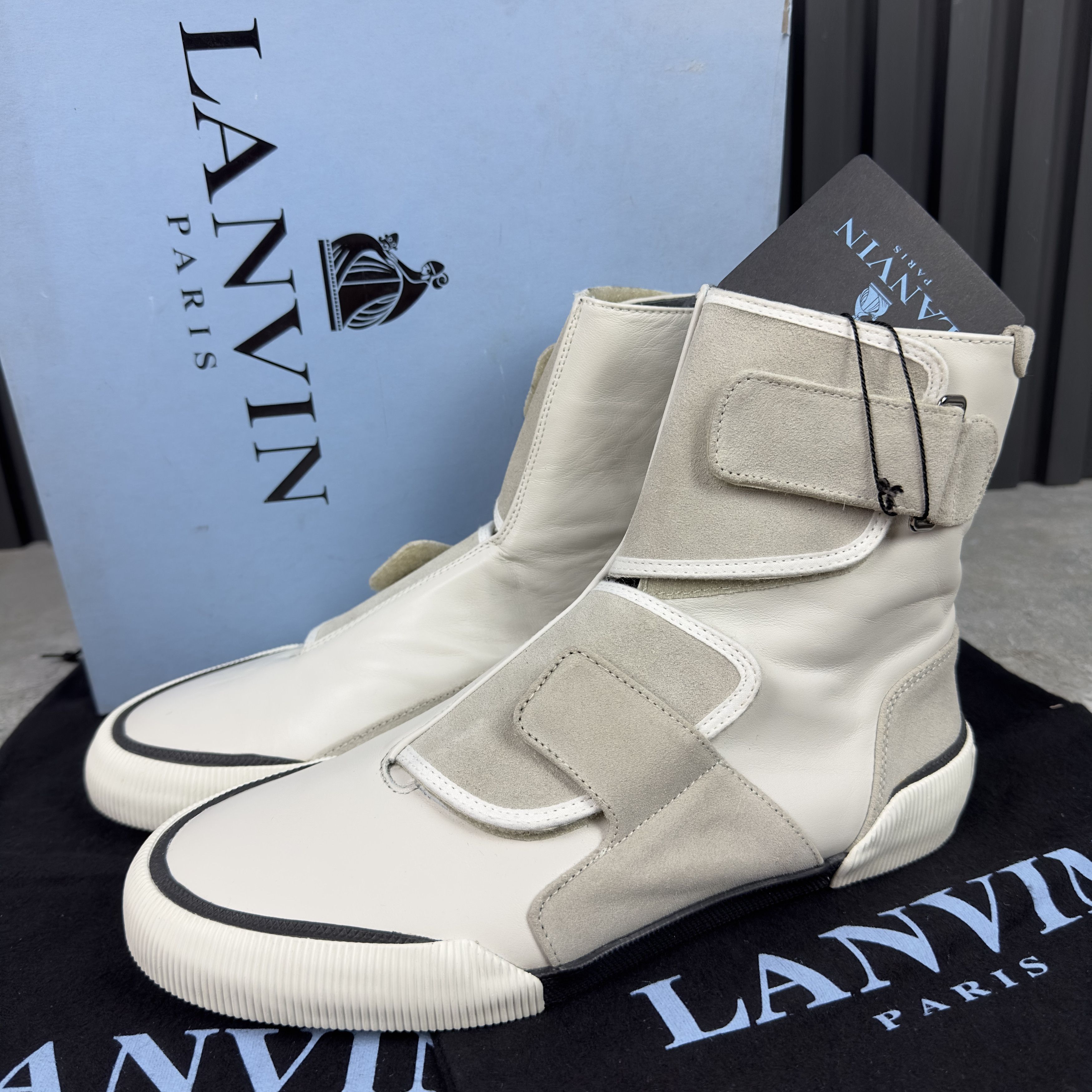 Lanvin NWB LANVIN Sneaker Boots Leather Suede Size US 8 / EU 41 - 1 Thumbnail