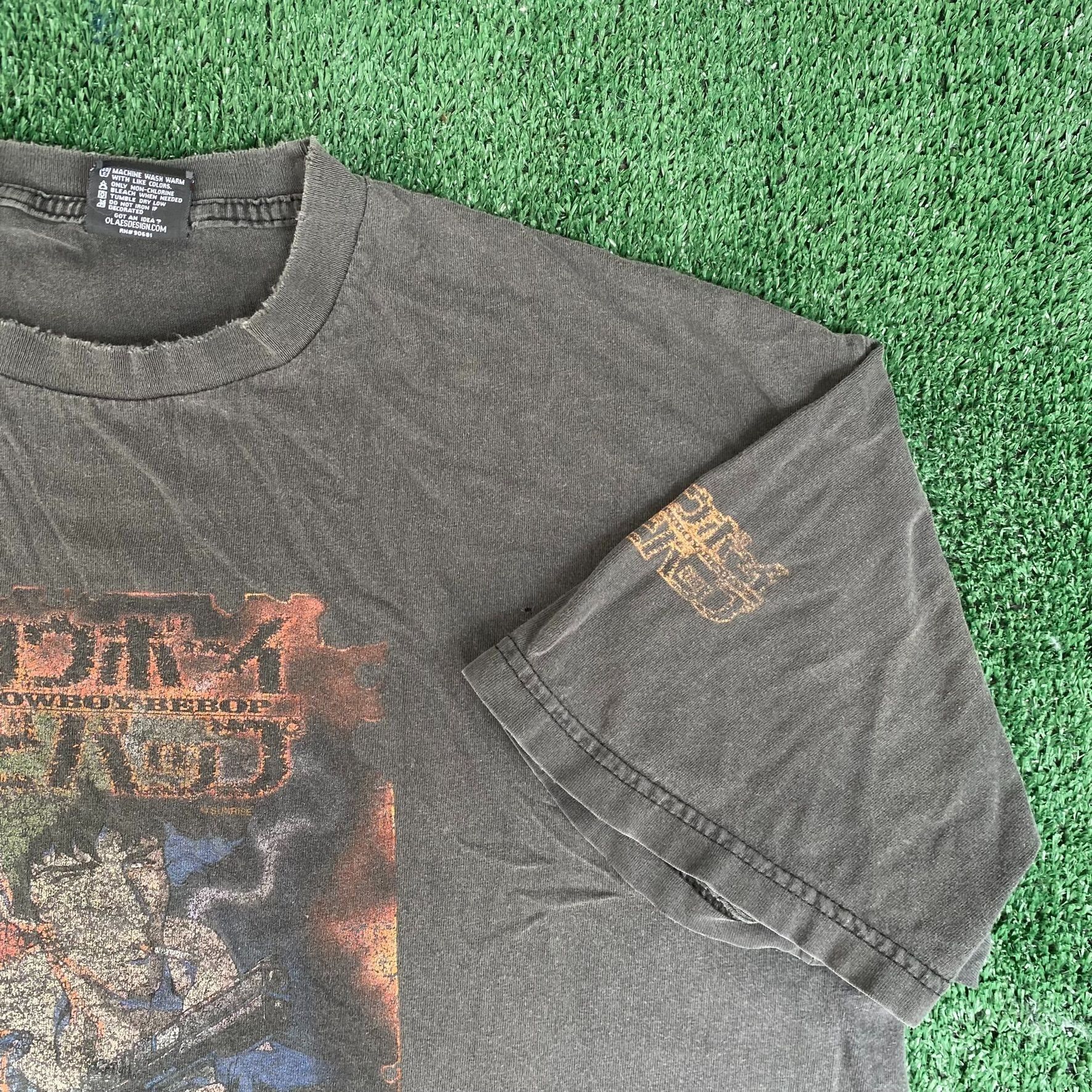 Japanese Brand Vintage 90s Cowboy Bebop Shirt Spike Spiegel Japan Anime Tee Size US XL / EU 56 / 4 - 2 Thumbnail