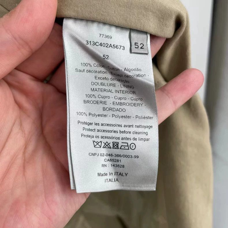Dior Dior Khaki functional button embroidered letter jacket 2501 Size US L / EU 52-54 / 3 - 6 Thumbnail