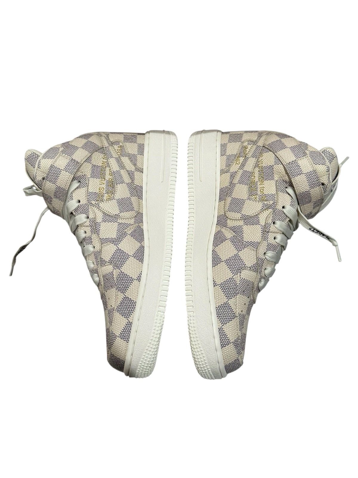 Louis Vuitton Louis Vuitton X Nike X Off White 9.5 Air Force 1 Graffiti Size US 9.5 / EU 42-43 - 9 Thumbnail