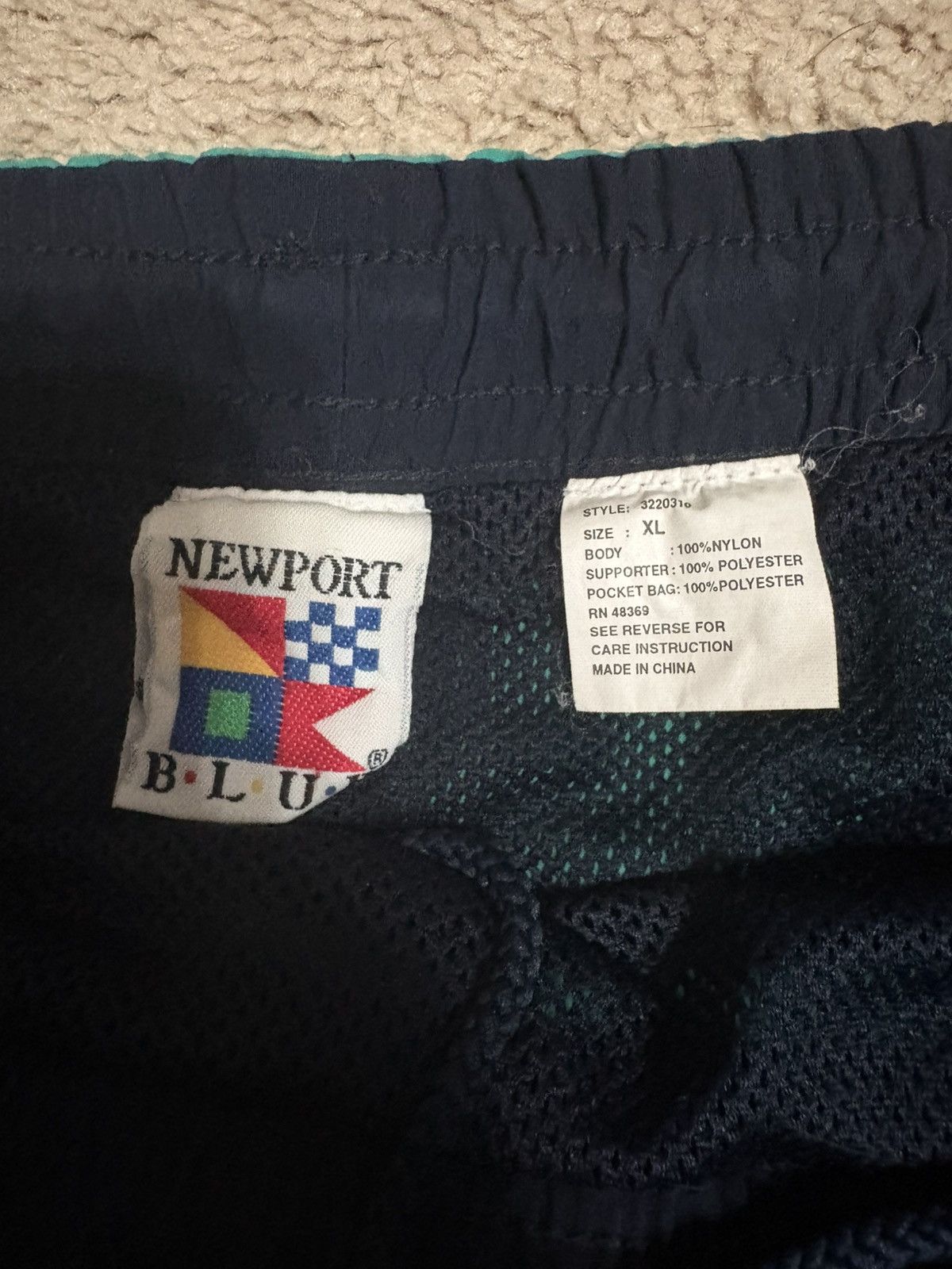 Vintage 90’s Newport Swim / Boating Shorts Size US 36 / EU 52 - 3 Thumbnail